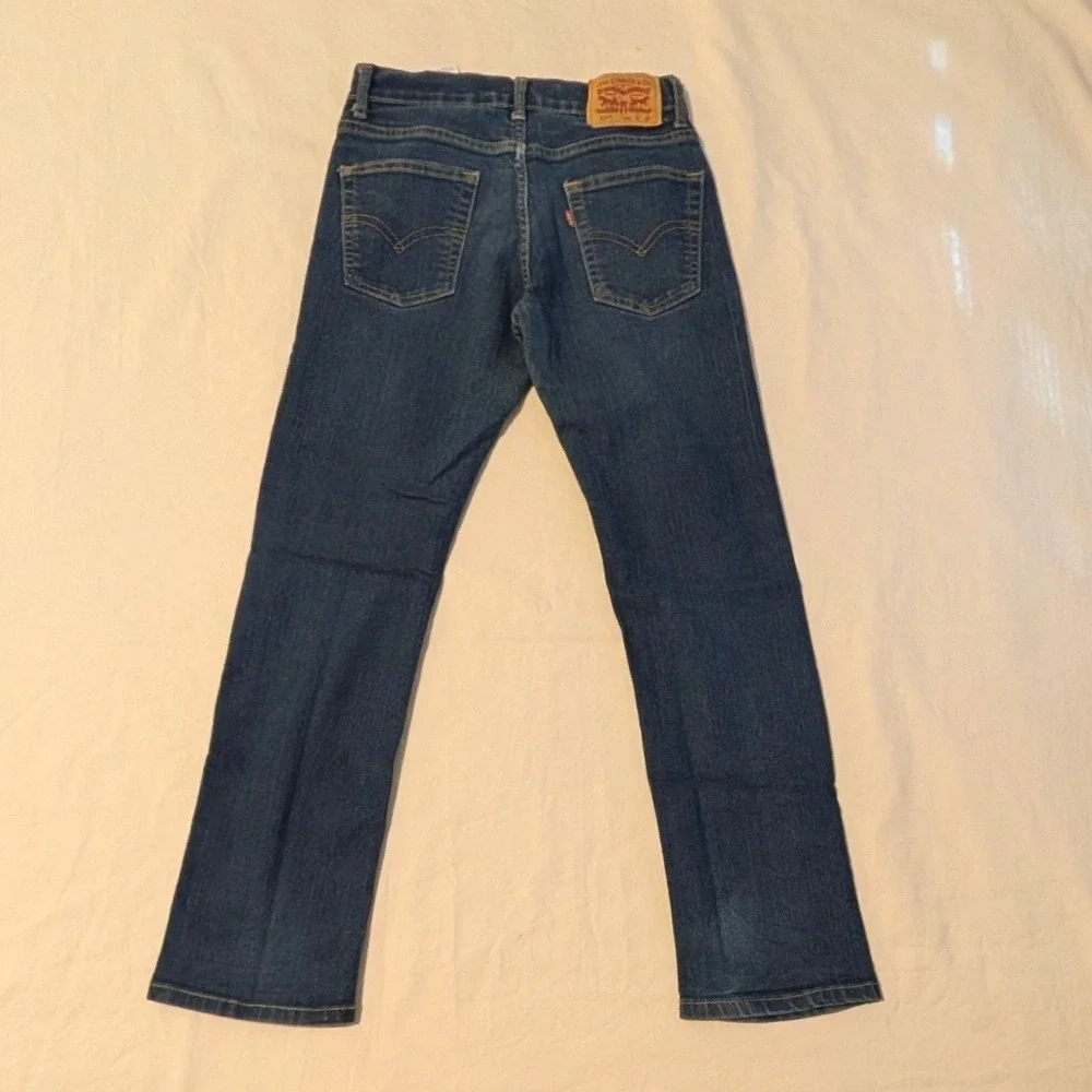 Levis 511 Slim Fit Dark Wash Denim Jeans W27 L27 Blue 5511-D3W 319